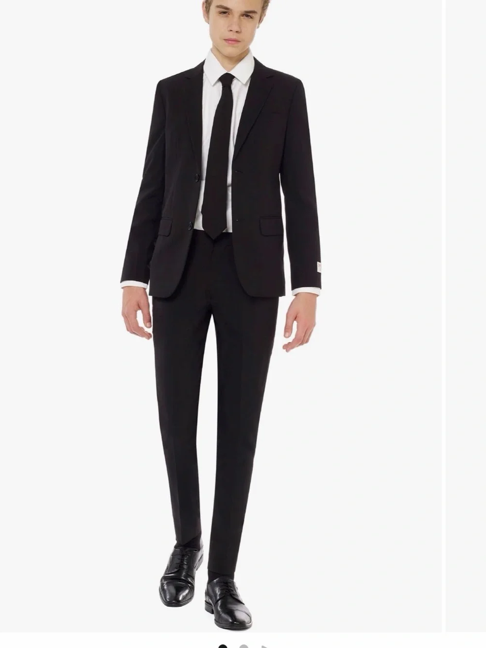 OppoSuits Black Suit with Orange Branding - Picture 3 of 3